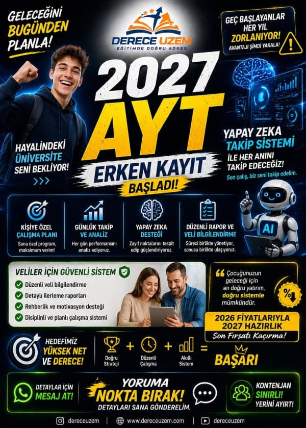 2027 AYT Erken Kayıt