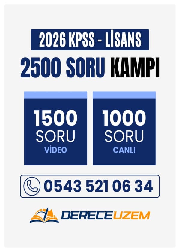 2026 Lisans KPSS SORU Canavarı